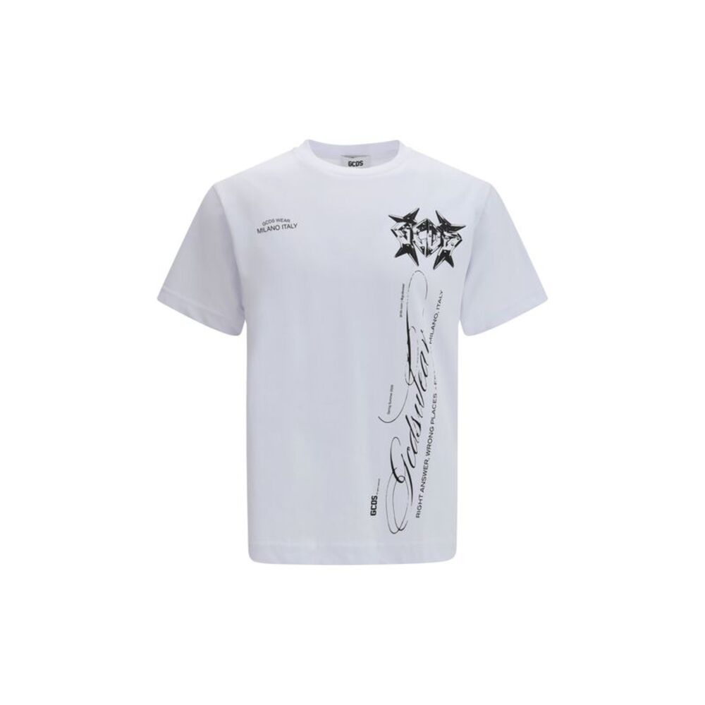 Gcds Men History Print Cotton T-Shirt